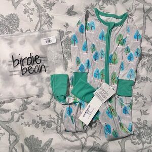 Kids Pajamas - Green and Gray